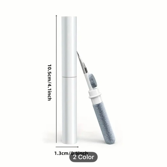 Earphone cleaning brush, 3 in 1 - Picture 1 of 3